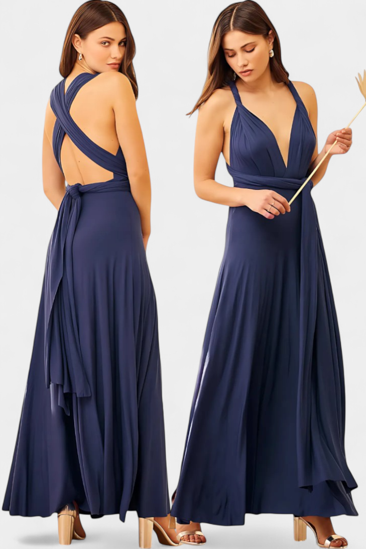 Robe Enveloppante Élégante et Ajustable Josephine