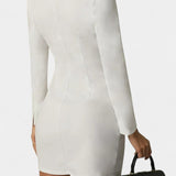 Robe Blazer Heidi à Double Boutonnage avec Coupe Structurée