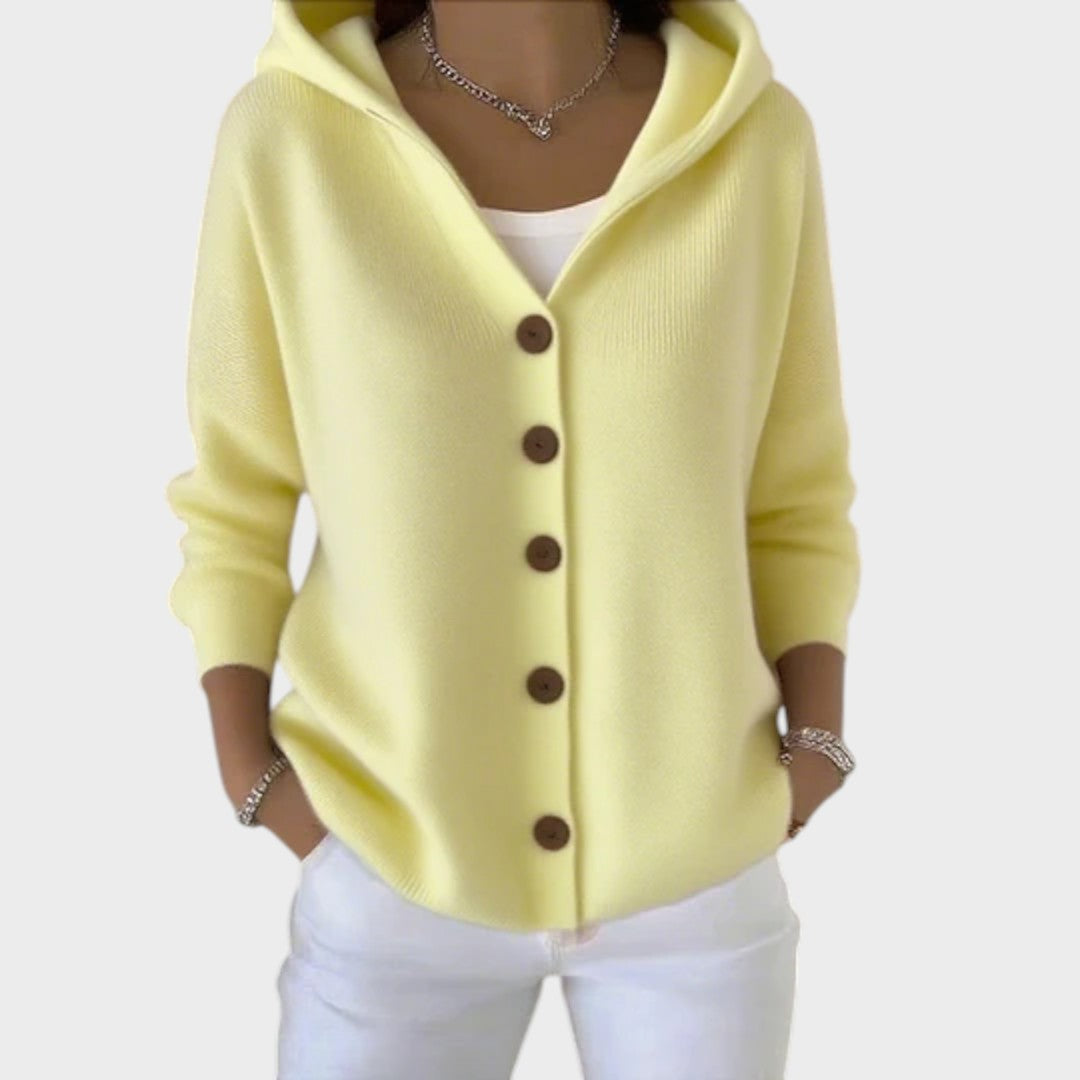 Leonor - Cardigan en maille femme en coton