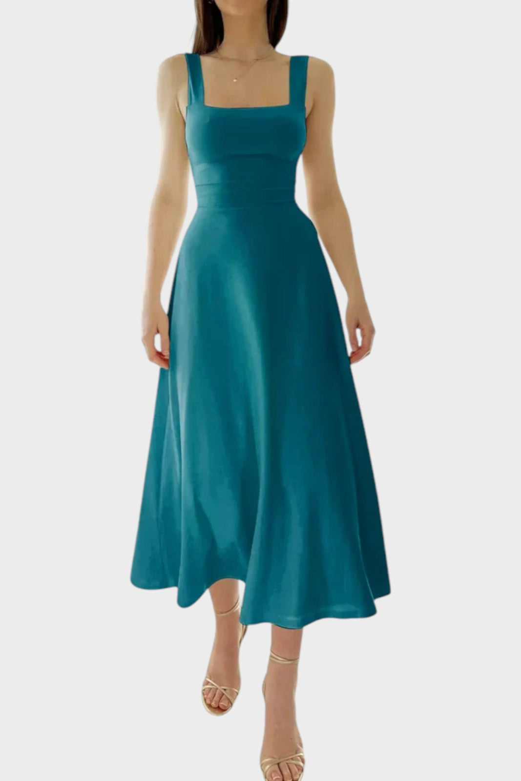 Robe Lys à Bretelles Coupe Ajustée