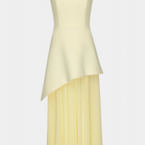 Robe Maxi Off Shoulder en Chiffon Celaena avec Fente Latérale