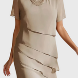 Robe Mia en Gaze et Coton avec Franges