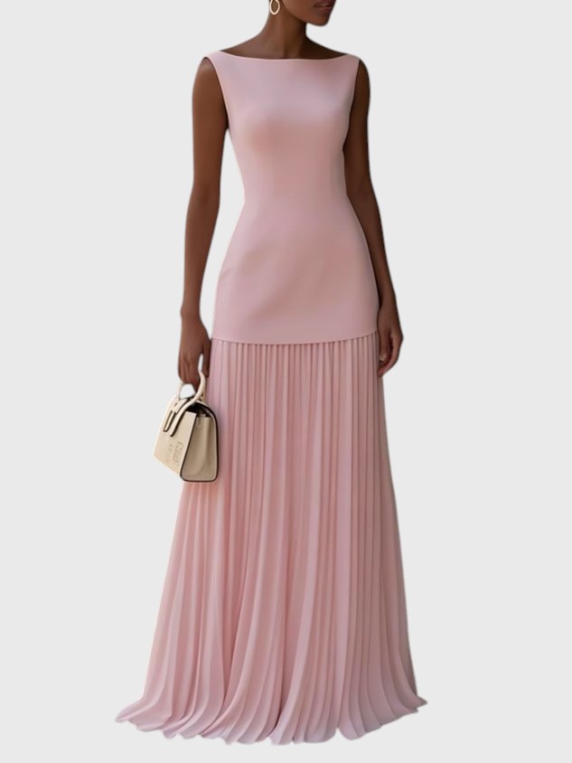 Lola Robe longue plissée