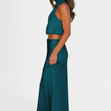 Hanna Ensemble Drapé de Jupe Sans Dos