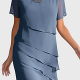 Robe Mia en Gaze et Coton avec Franges