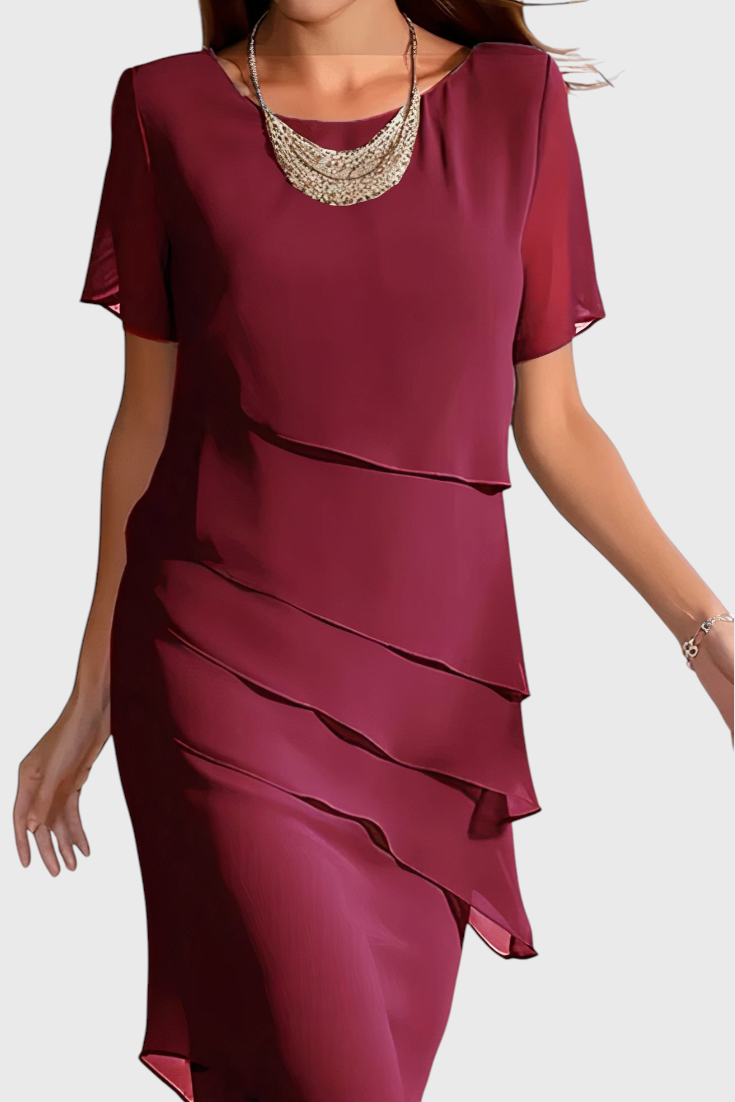 Robe Mia en Gaze et Coton avec Franges