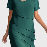 Robe Mia en Gaze et Coton avec Franges