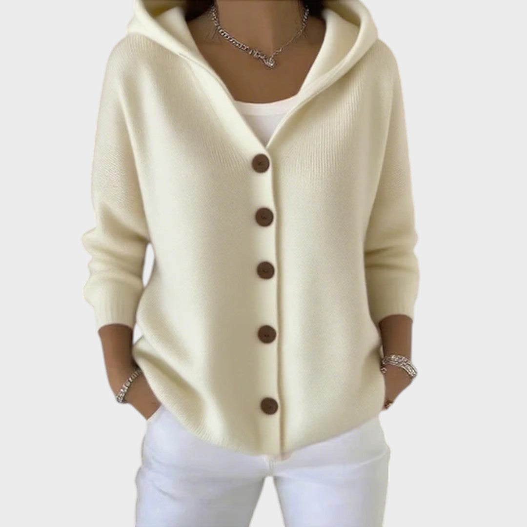 Leonor - Cardigan en maille femme en coton