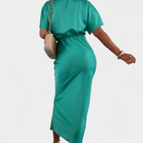 Robe Emryn Douce avec Nœud Croisé