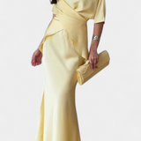 Veleda Ensemble de Top à Bretelles Croisées et Jupe Fluide