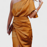 Robe Anais Fluide avec Silhouette Élégante et Intemporelle