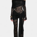 Maristella Mono Flare en Dentelle