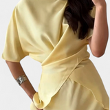 Veleda Ensemble de Top à Bretelles Croisées et Jupe Fluide