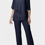 Dinah Ensemble de Deux Pièces avec Silhouette Féminine sans Effort