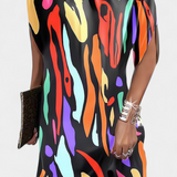 Robe Midi Intemporelle Haruna avec Décolleté Rond