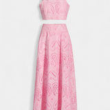 Danitza Ensemble Romantique en Dentelle Florale Découpée