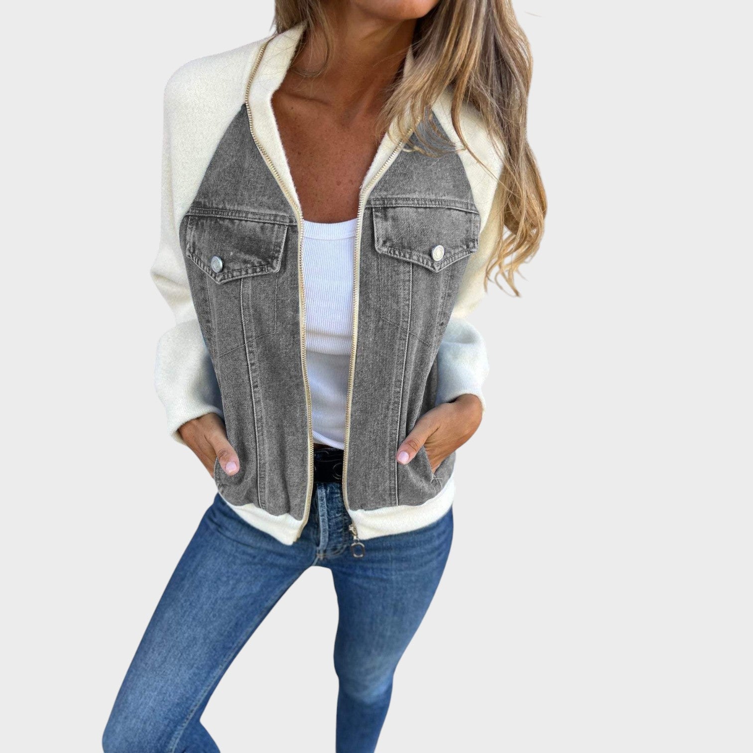 Bárbara - Veste en jean élégante