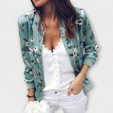 Andreia - Veste bomber élégante avec motif floral